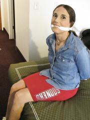 Cleave gagged girl...