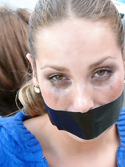 Anna Bárd tape gagged