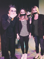 Brittany Flowers and Natalie Faunce tape gagged