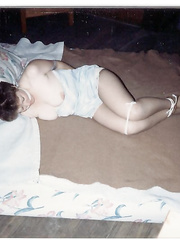 Tied   om  a  mattress   on the floor