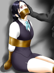 Bondage breathplay duct tape