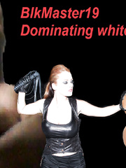 Black owned white slave girl