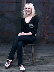 Sarah Jane in hard bondage