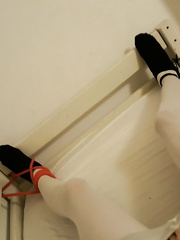Selfbondage in pantyhose