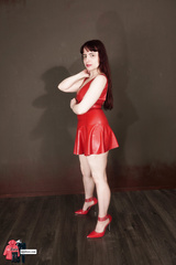 Zara Liore - Little Red Latex Dress