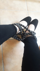 Ballerinas tied up