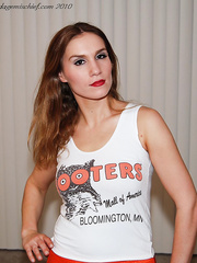 Blair Chairtied Hooters Girl