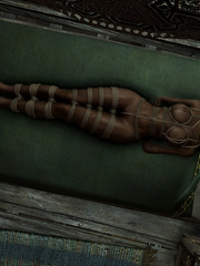 Skyrim Redguard Tied Up