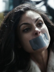 Morena Baccarin gagged in Deadpool