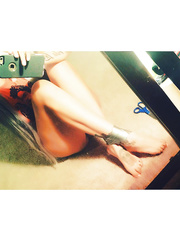 Gagged selfies