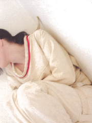 girl in straitjacket and strait pants