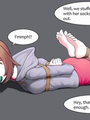 (Gbeeee) Anime girl bound and Gagged