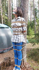 Pantyhose bondage