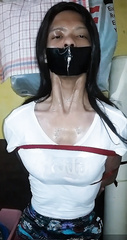 Sweaty Tape Gagged Kidnap
