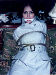 Sally Robert tied in trench