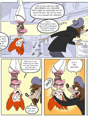 Peg bondage mini comic