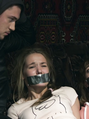 Two russian girls gagged