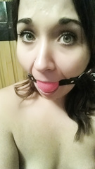gagged selfies