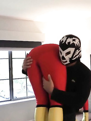 Terra Mizu as Spider-Woman in Three Strikes and You’re
