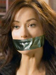 Olivia Wlide Gagged