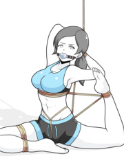 Wiifit, Lucina and Inkling Gagged