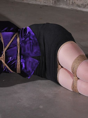 Rachel purple satin