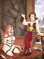 Aloy bondage (Horizon videogame)