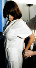 Nurse Sophie in bondage.