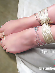 If you like tied toes, you'll love bratsinbondage.com