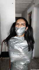 Maria Martinez Duct Tape Mummified And Gagged
