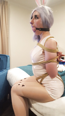 Gagged girl