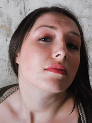 Gagged and tied in the basement