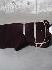 Secretary hogtied