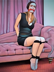 Toon Bound in Hose and Socks