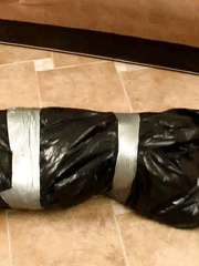 Trash bag mummification