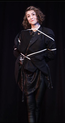 Magician Natalie doing the gypsy rope escape