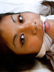 Beautiful Black Girl in Bondage