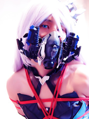 Honkai cosplay bondage