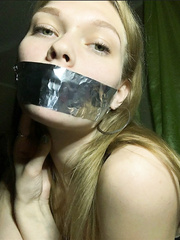 Tape gagged