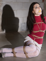 Awaiting her fate.
