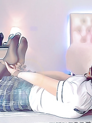 Stockings Toon Bound