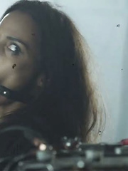 Ballgagged actress