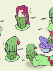 Starfire in Sweater (from Mother Mae-Eye)