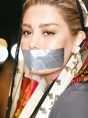sahar ghoreishi gagged ( گگ سحر قریشی )