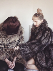 fur coat fetish