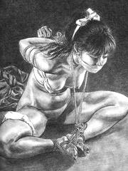 Japanese shibari art