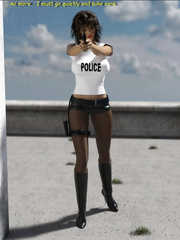 Police woman captured