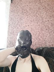 Femboy Gasping For Air Trash Bag Breathplay