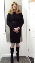 Me posing in bodycon