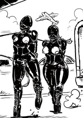Couples and boys in bondage